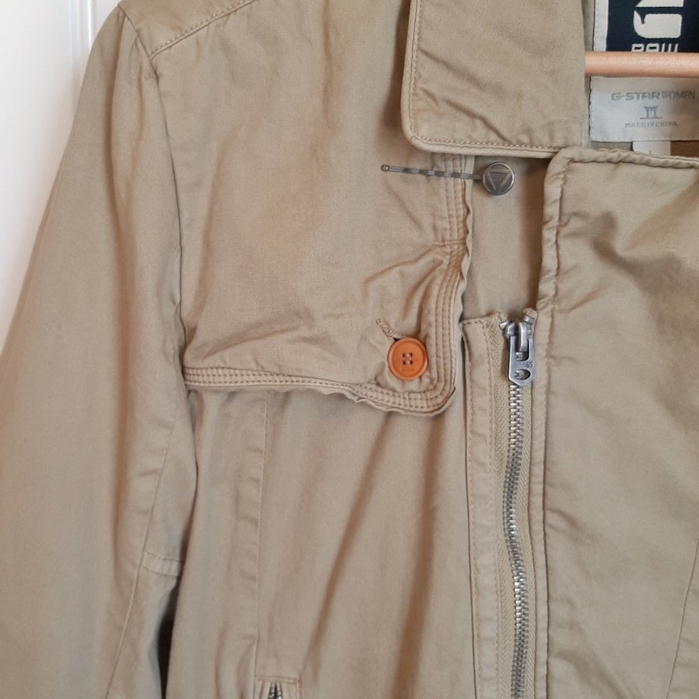 G-Star Raw Tyne Biker Women's Desert Moto Jacket - Picture 4 of 15